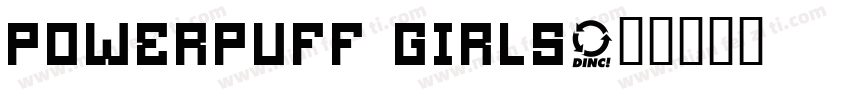 powerpuff girls字体转换